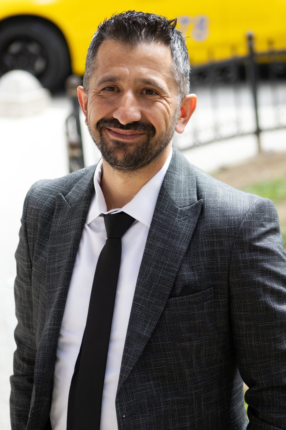 Bright-Urban Businessman hairstyle shown on a professional man.