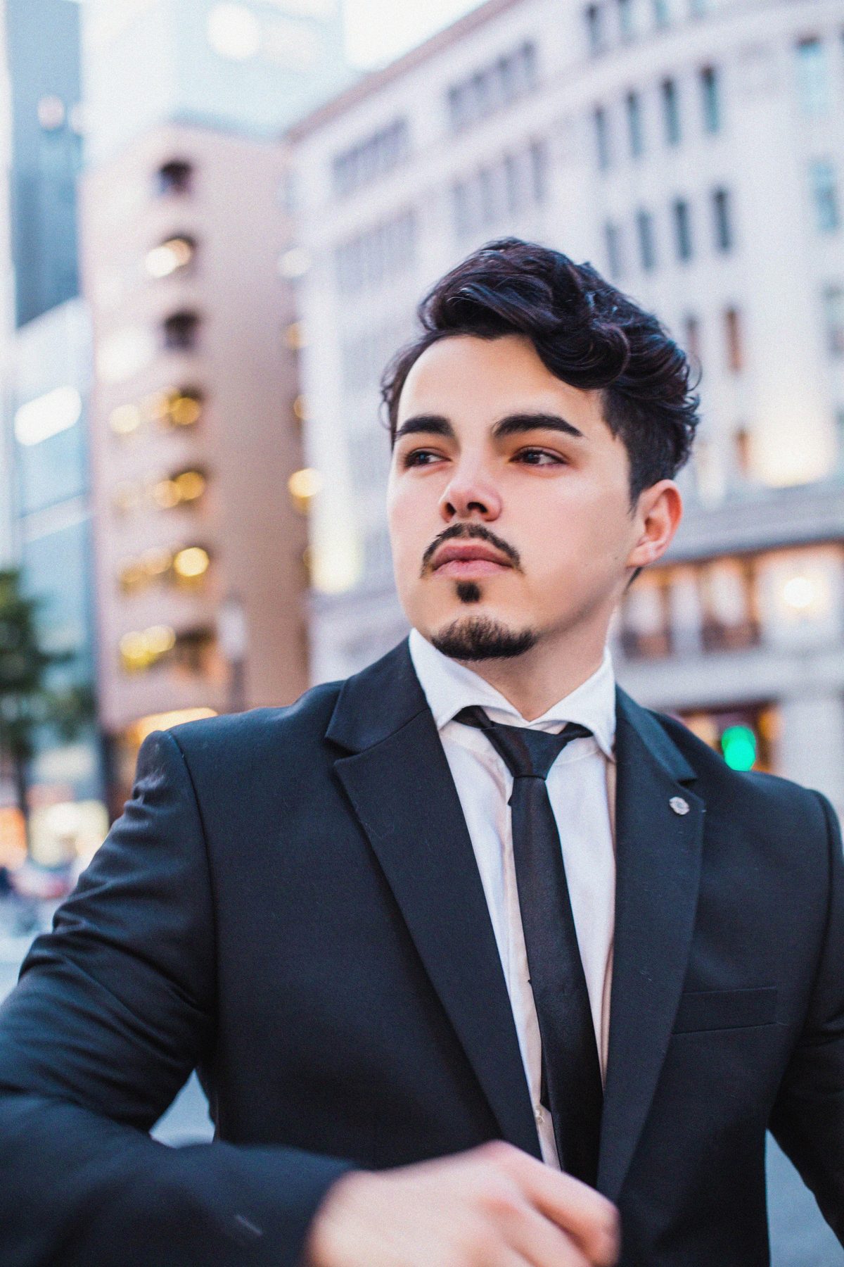 Tokyo Executive Profile hairstyle shown on a professional man.