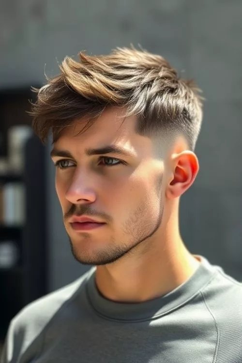 Low burst fade haircut reference