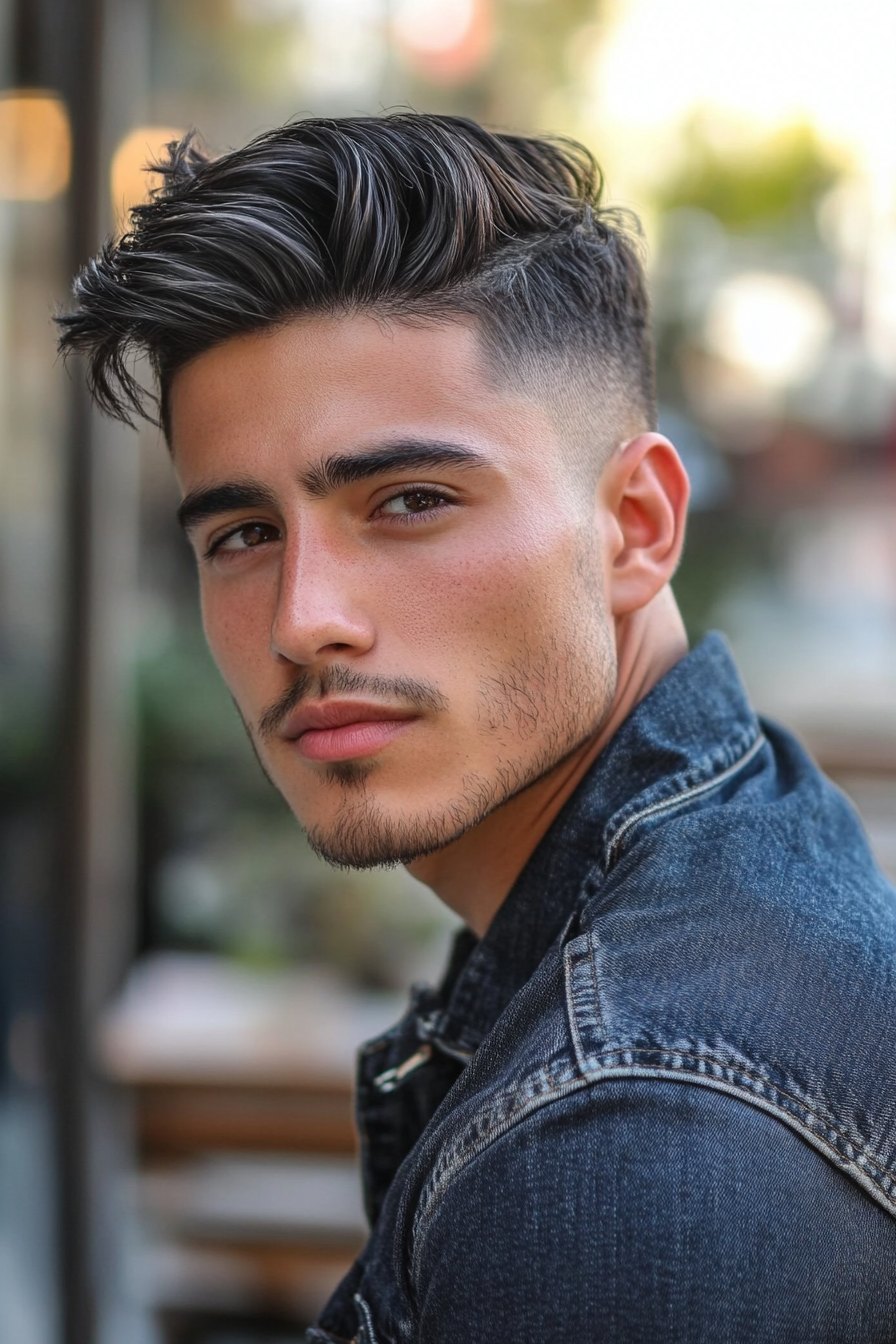 Burst fade long face reference