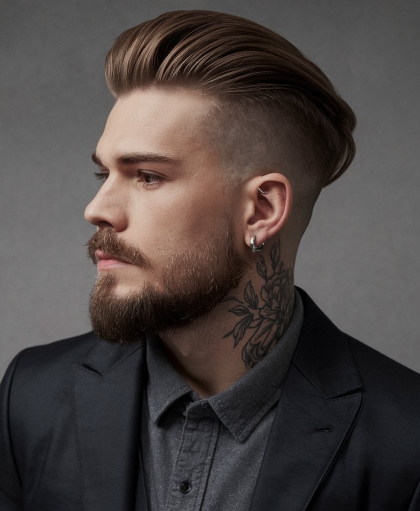 Burst fade slick back reference