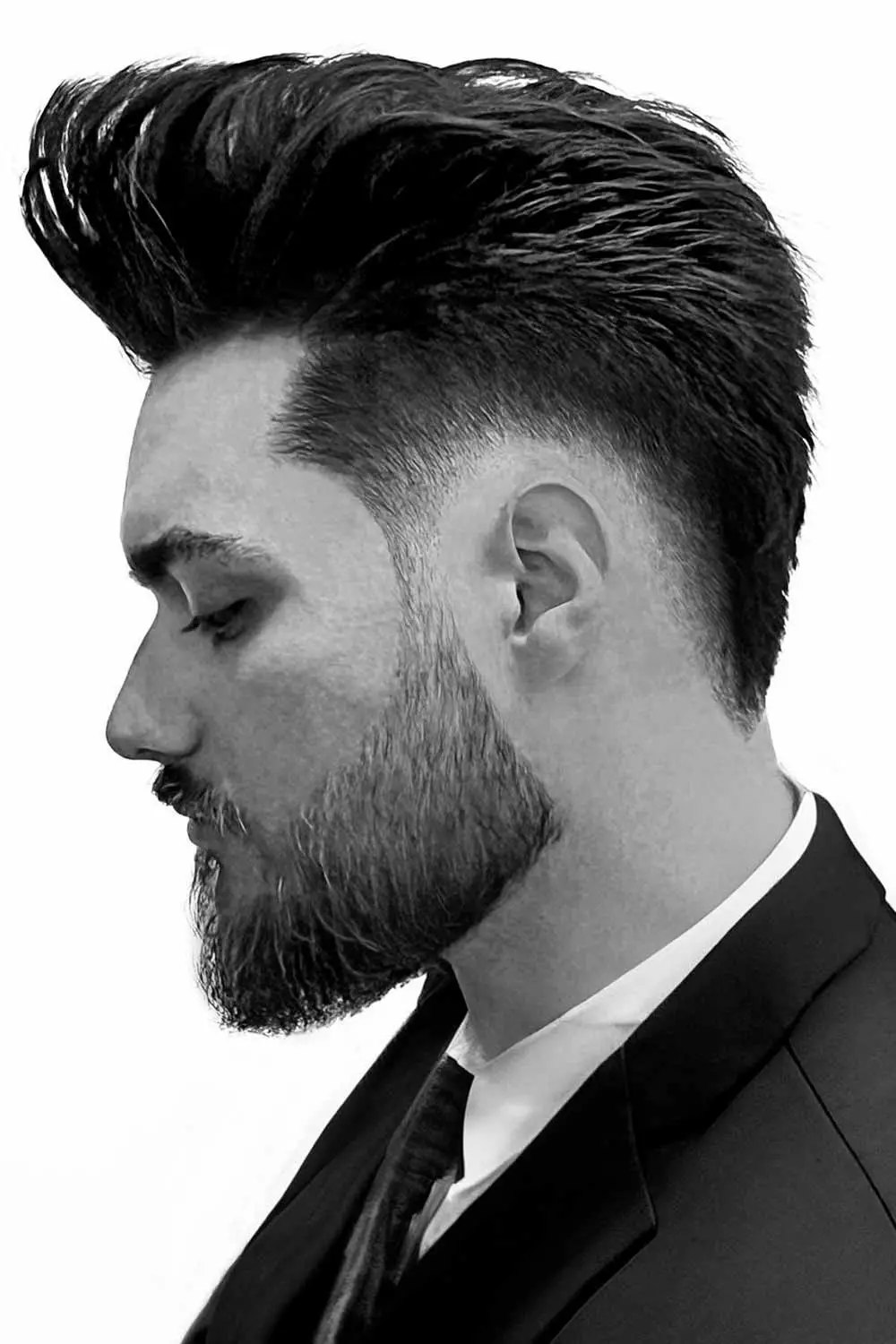 Essential Burst Fade haircut reference showing editorial sharp finish