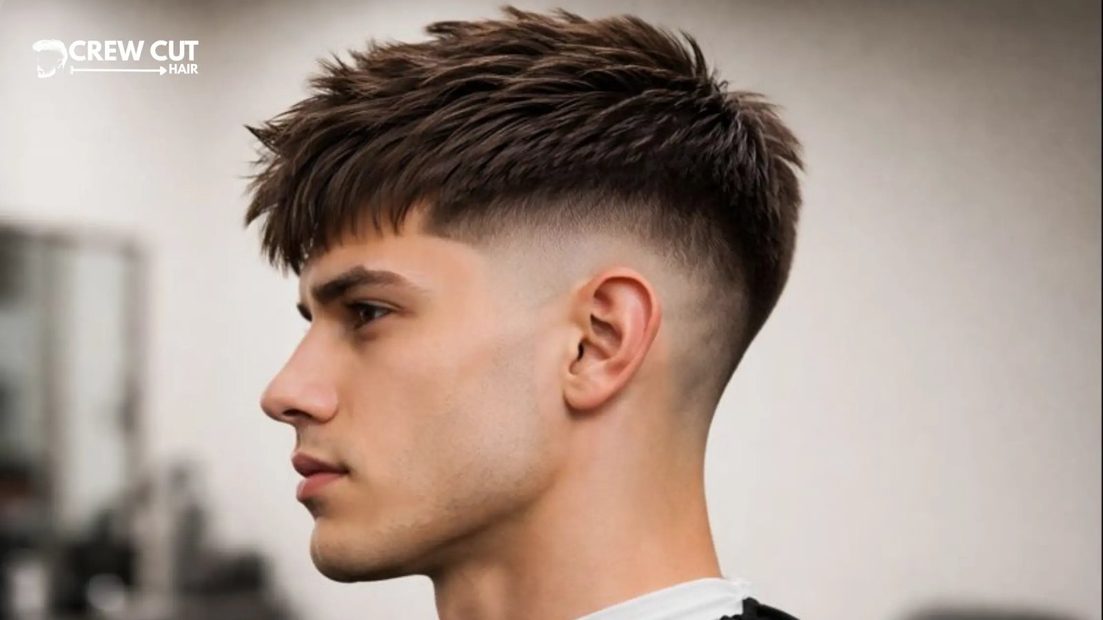 Low Burst Fade haircut reference showing compact crop
