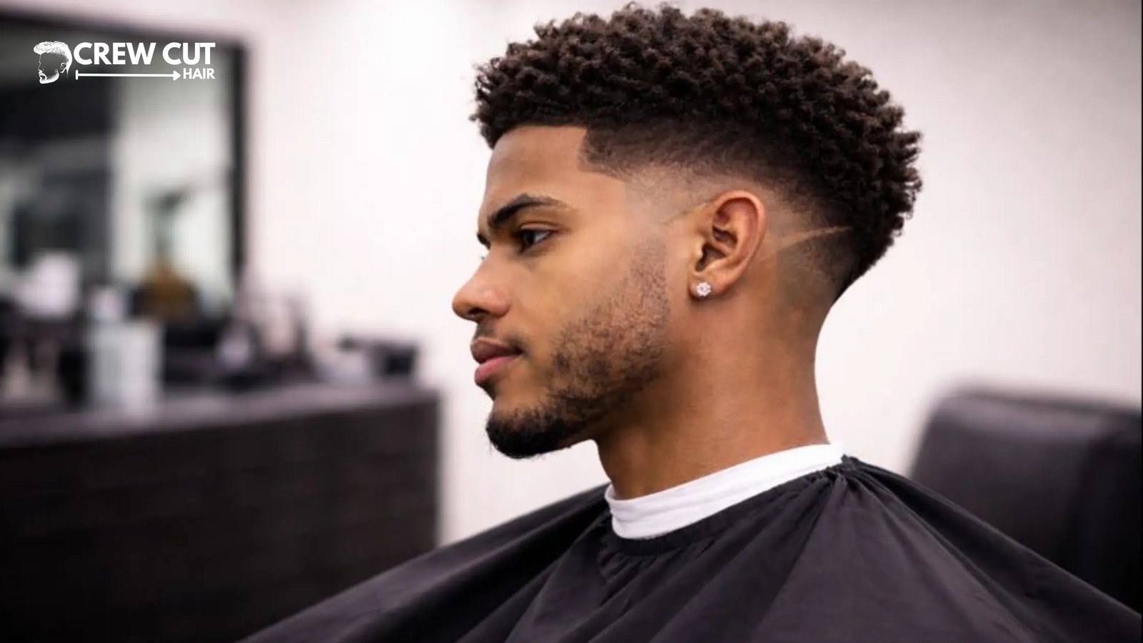Mid Burst Fade haircut reference showing compact crop