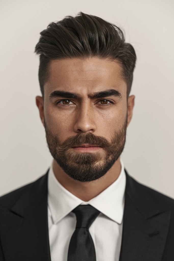 Essential Burst Fade haircut reference showing the low-profile arc