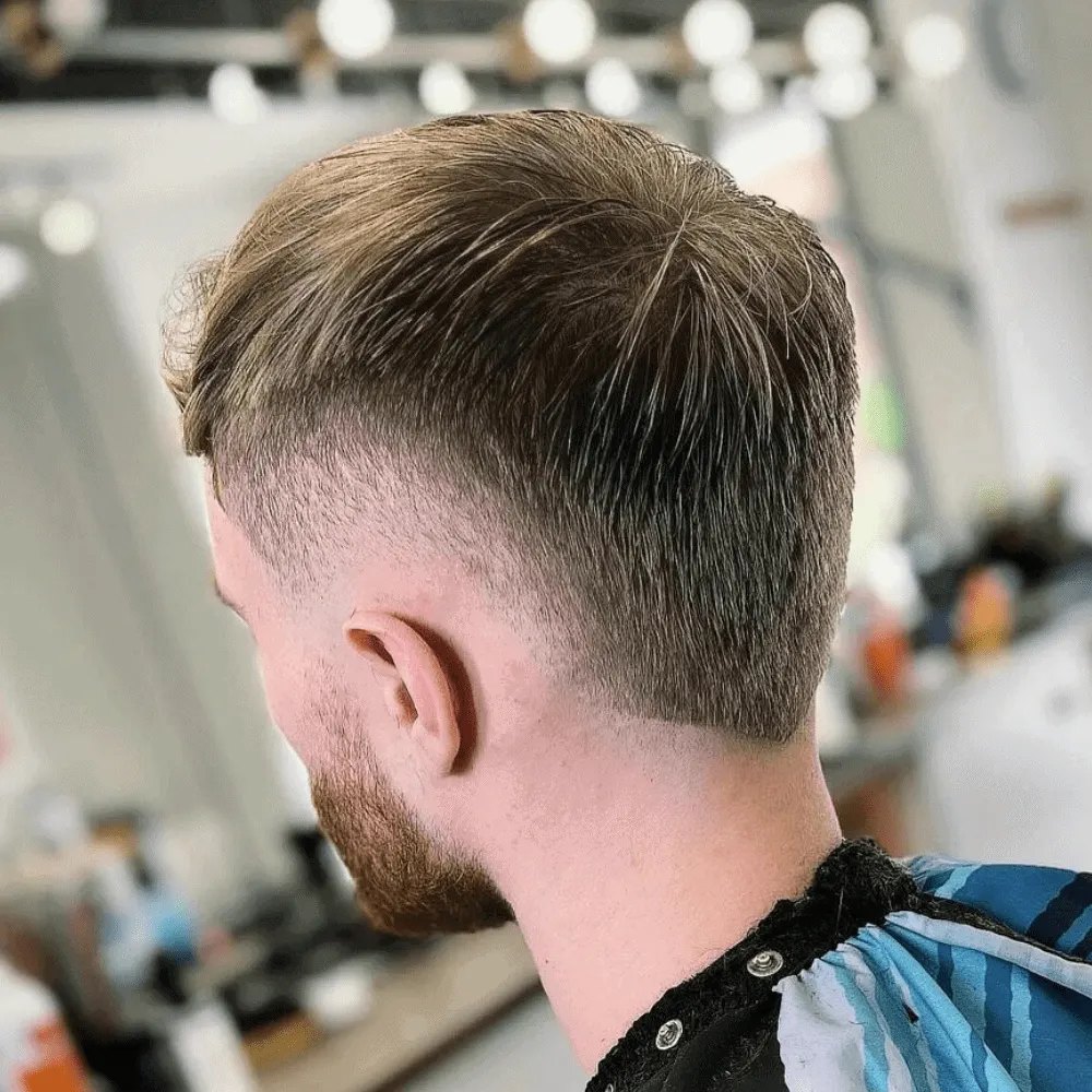 Essential Burst Fade haircut reference showing the clean mid burst