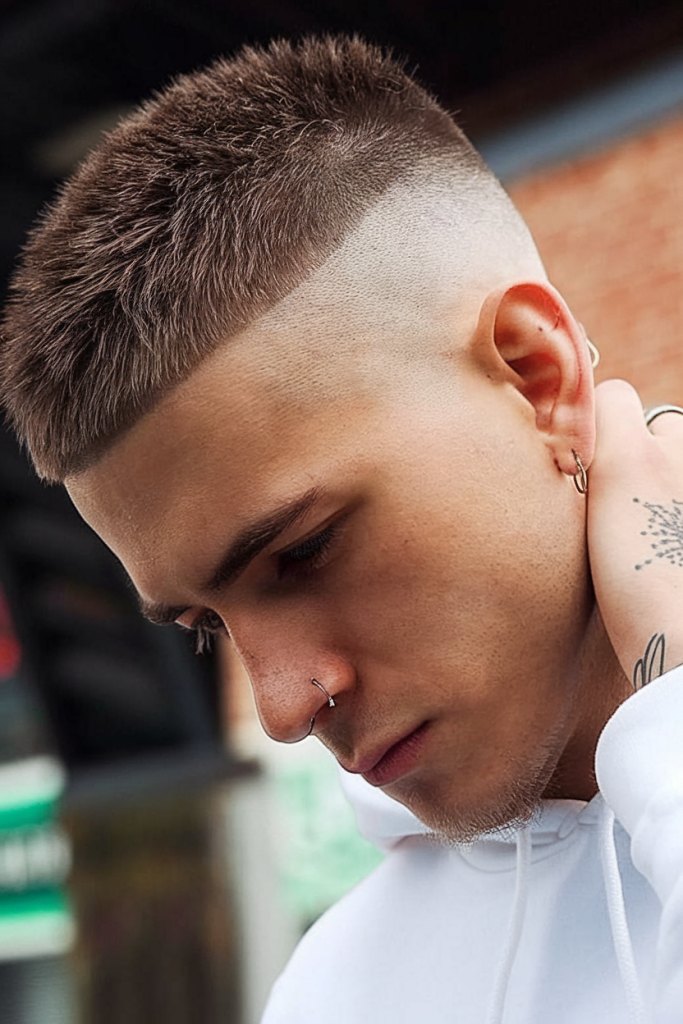 Low Burst Fade haircut reference showing loose natural movement
