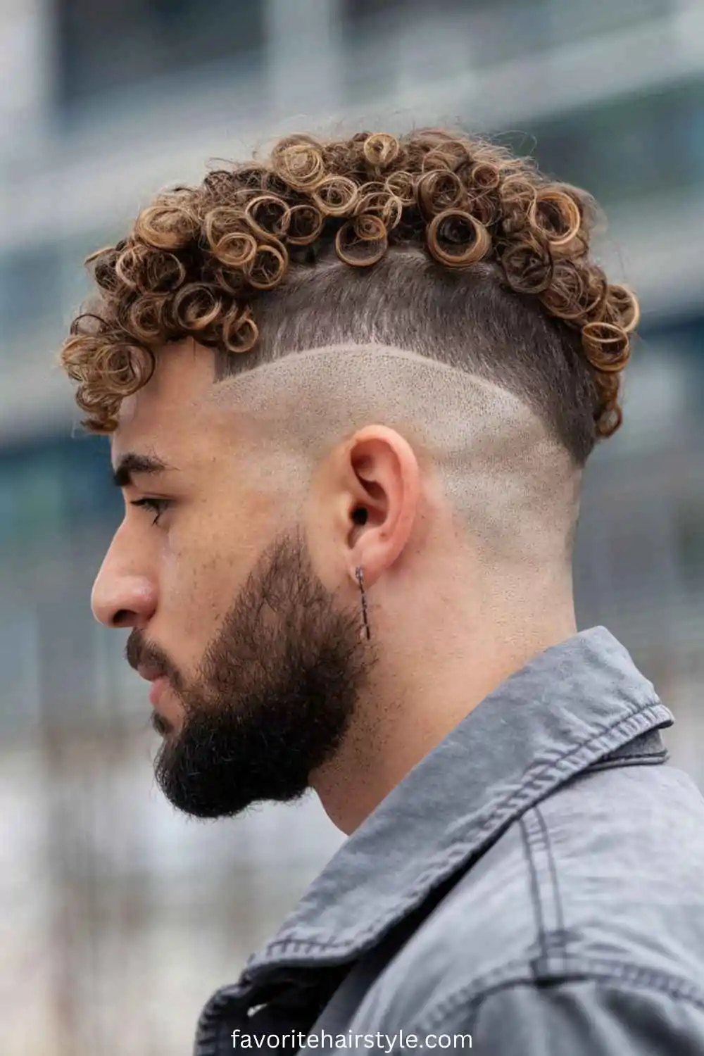 Essential Burst Fade haircut reference showing soft temple transition
