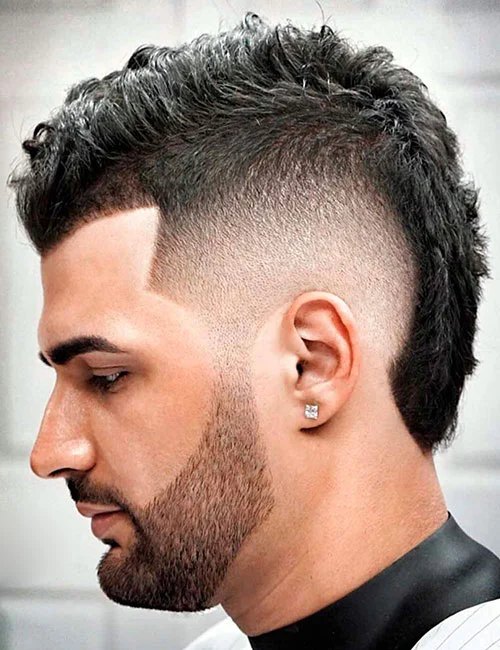 Low Burst Fade haircut reference showing loose natural movement