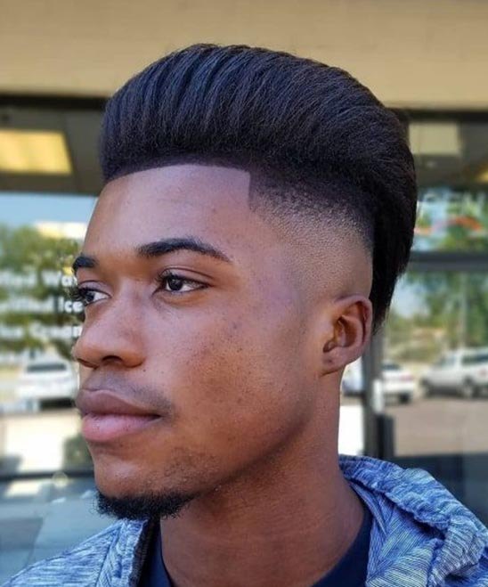 Low Burst Fade haircut reference showing compact crop