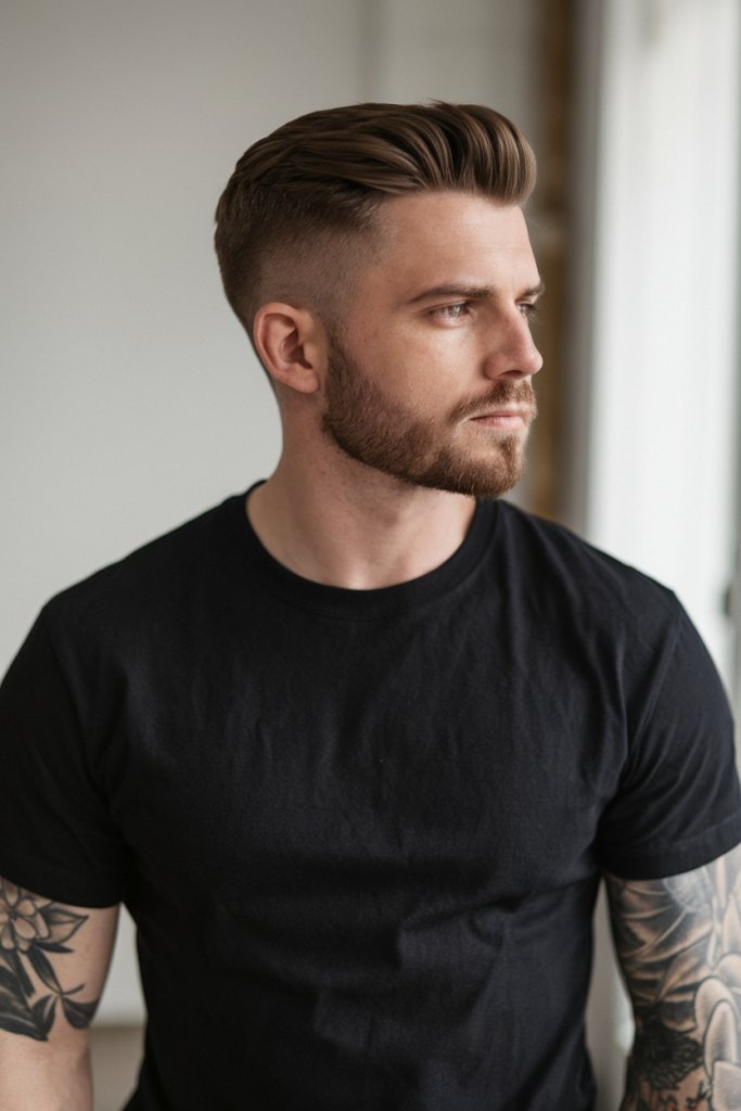 Burst Fade for Round Faces— Shape, Length & Barber Brief