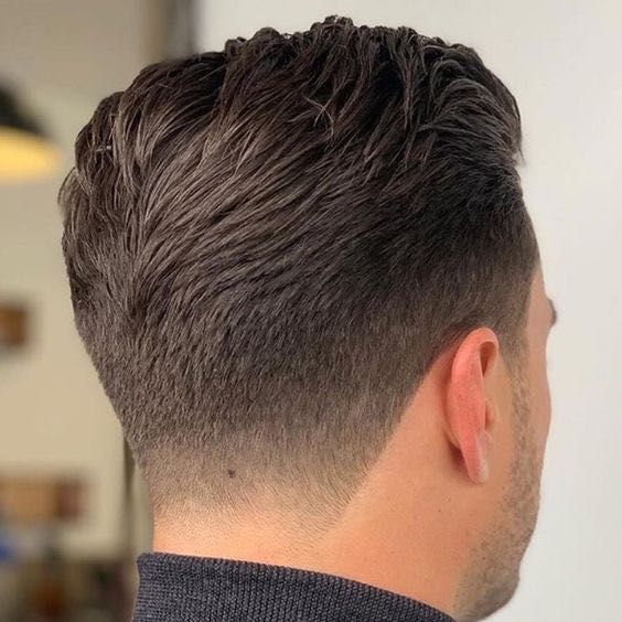 Opposite profile confirming matching low placement and retained weight.