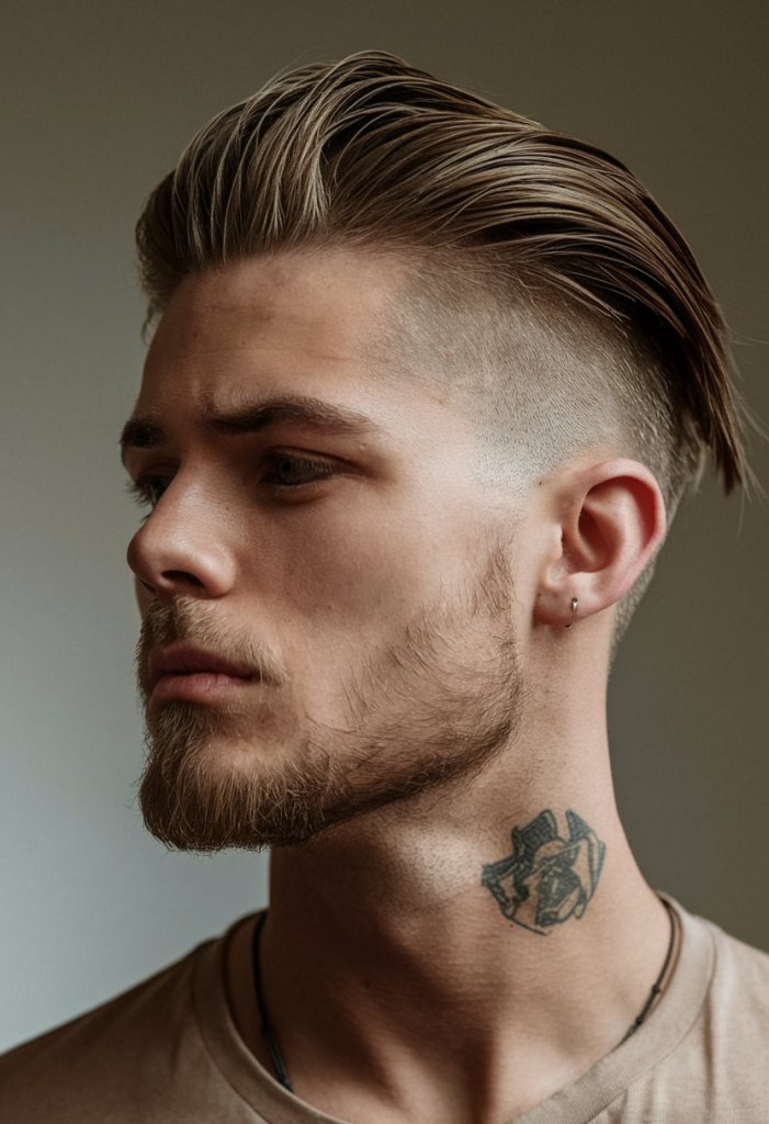 Burst fade slick back reference