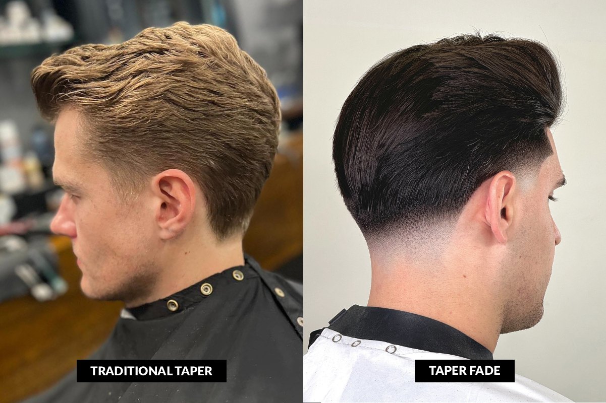Short Burst Fade haircut reference showing loose natural movement