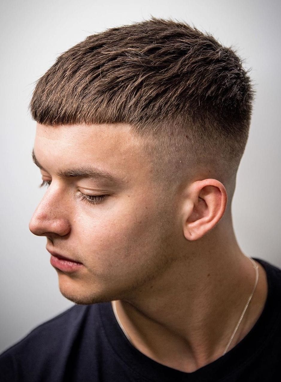 Burst Fade with Beard haircut reference showing loose natural movement