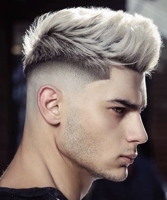 Essential Burst Fade haircut reference showing defined curl finish