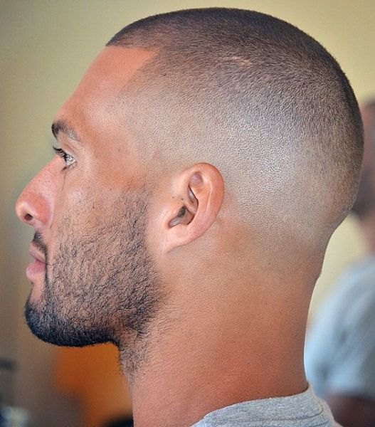 Burst fade buzz cut reference